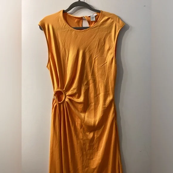 House Of Harlow 1960 Yellow Cut-out Ruched Maxi Dress Sleeveless Size XL Dresses House Of Harlow 1960 Yellow Cut-out Ruched Maxi Dress Sleeveless Size XL Dresses